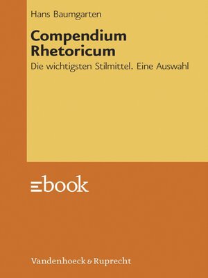 cover image of Compendium Rhetoricum